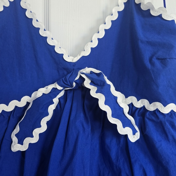 Peach Love California Blue Dress M - Picture 3 of 7